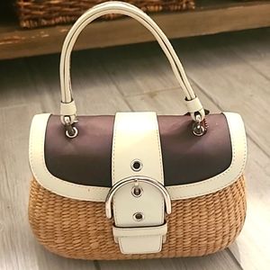 Coach basket purse